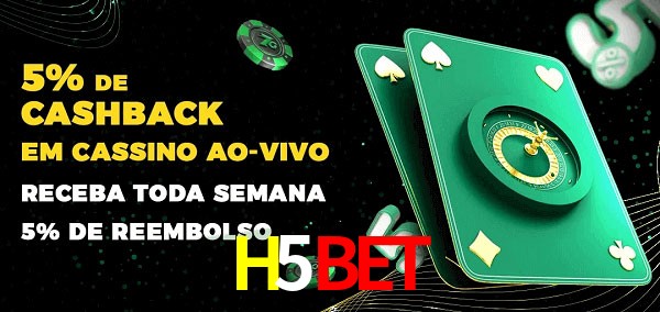 Promoções do cassino ao Vivo H5BET
